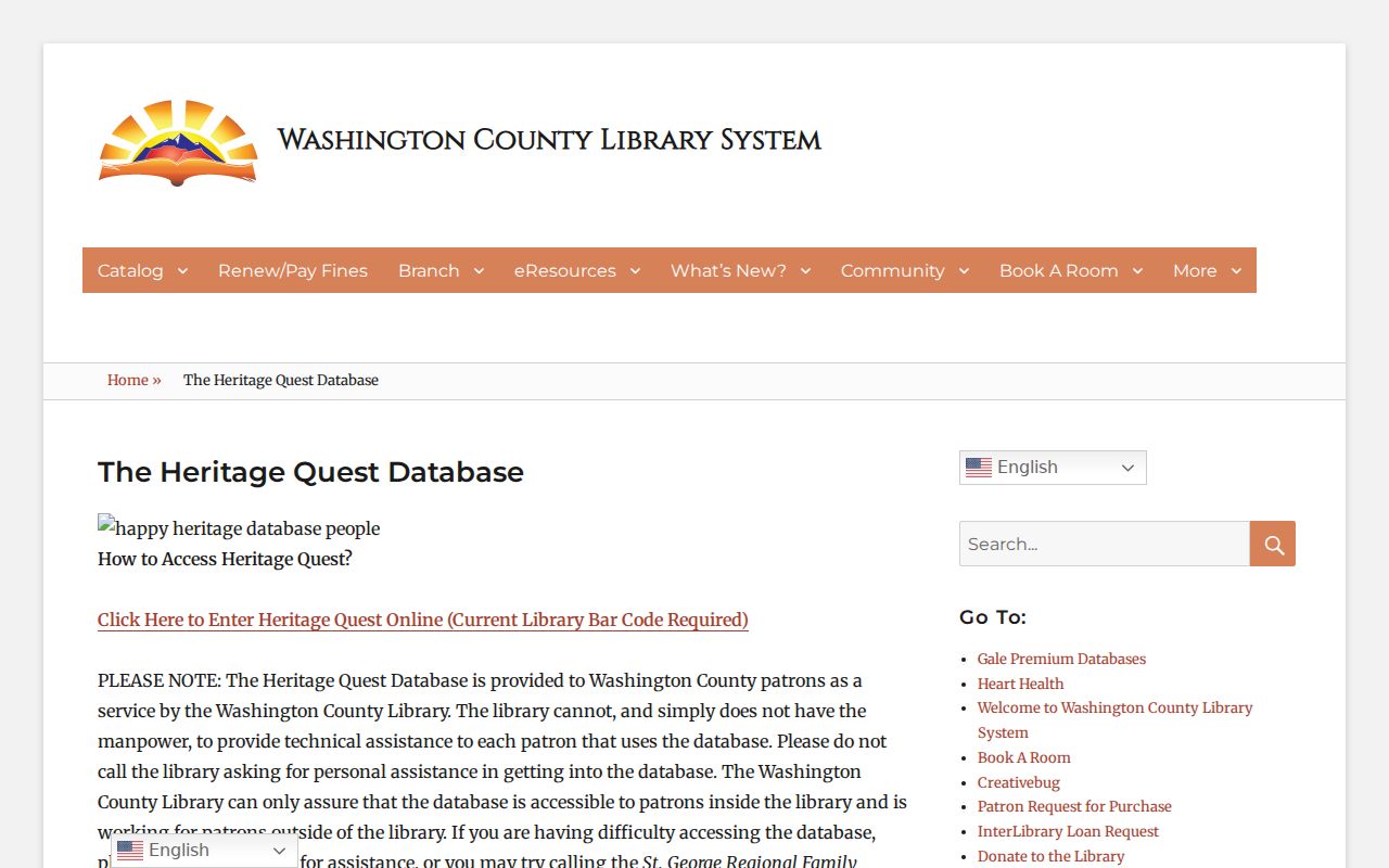 Washington people search genealogy tools at the county library