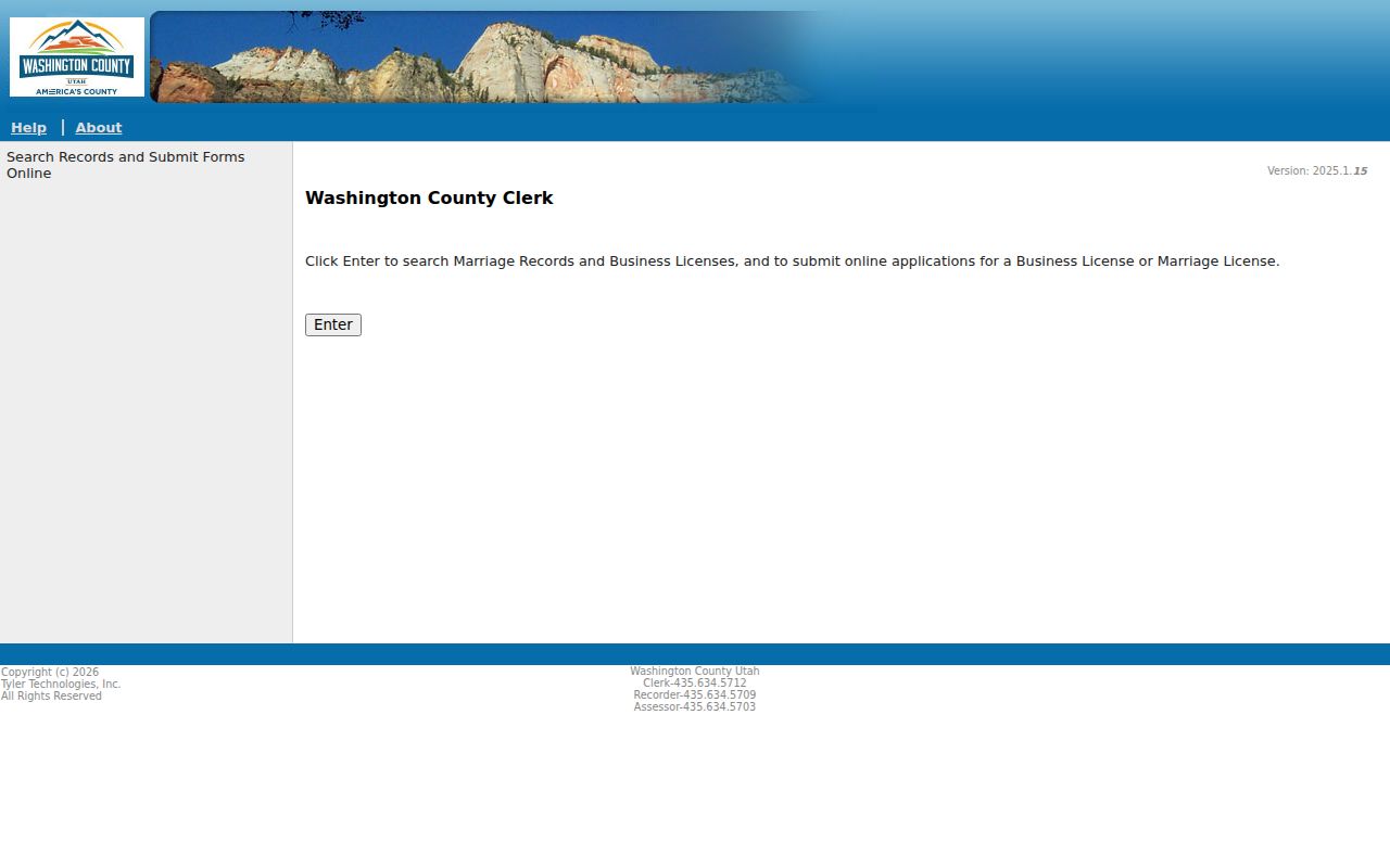 Washington public records portal for county marriage and business licenses